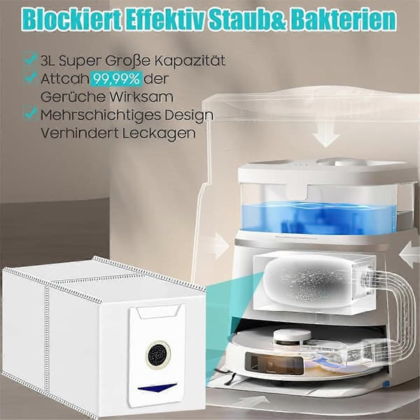 Til Ecovacs Deebot T30 Pro Omni Støvsuger Hoved Sidebørste Poser