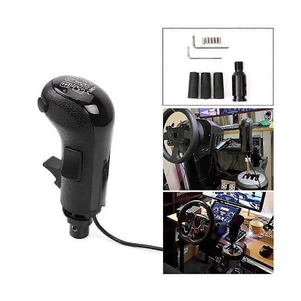 PC USB Høj Lav Gear Simulator Skifteknop til G29 G27 G25 TH8A USB Gearskifteknop til ETS2 HB043