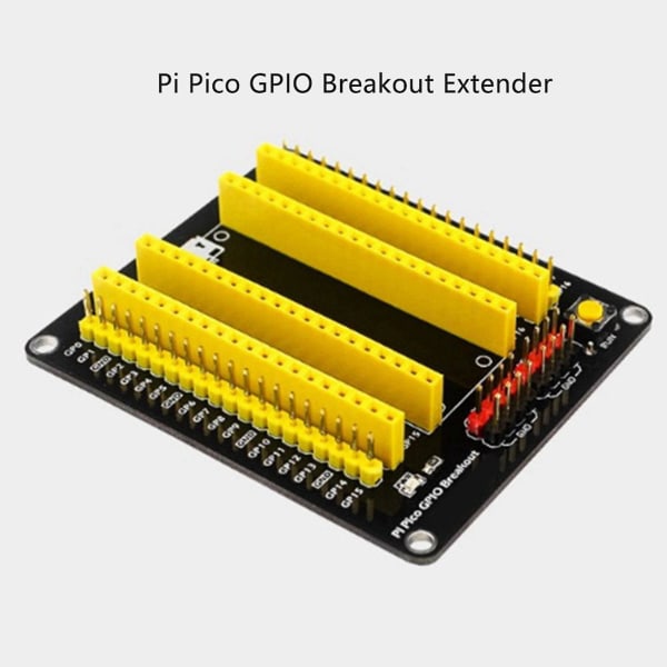 2x til Pico Gpio Breakout Extender gør-det-selv-udvidelseskort Ikke nødvendigt at lodde eksterne sensormoduler