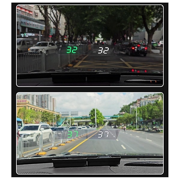 V9 Bil Head-Up Display HUD Hastighetsmåler Display Vindrute Projektor / Bil Generell Elektronikk