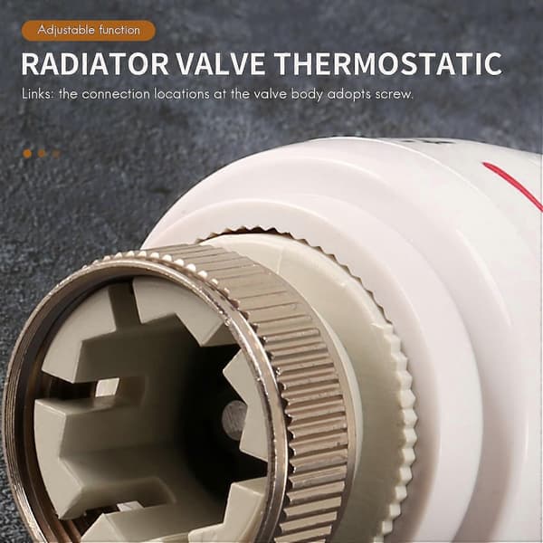 3 stk Termostat Radiatorventil Trv Termostatisk Hode Radiator M30 X 1.5 Radiatorventil Utskifting