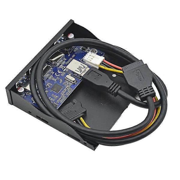 Usb3.0 diskettedrev frontpanel 3,5 tommer 4-ports hub 19pin til Usb 3.0 Fdd 5gbps