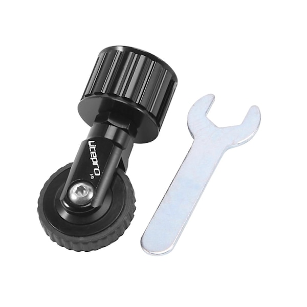 til 33,9MM Sadelpind Let Hjul Skub Hjul Foldbar Cykel Sadelrørsstang 412 Let Hjul Cykeldele, Sort