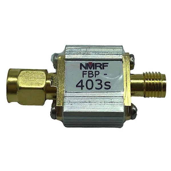 FBP-403S RF Koaxialt Bandpassfilter 403 MHz SAW Bandpassfilter 1DB Bandbredd 4MHz