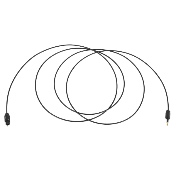 5x 2m Mini 3,5 mm Plugg Digital Optisk Lydkabel Spdif Optisk Fiberlinje