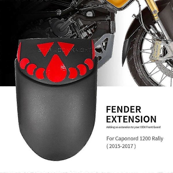 Motorcykeltillbehör Främre Stänkskärm Förlängare För Aprilia Caponord 1200 Rally 2015 - 2017 Caponord1200 Rally