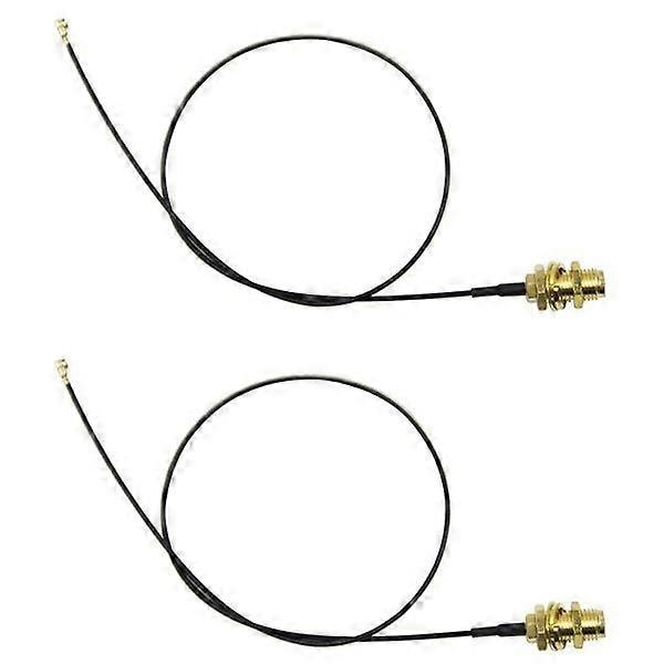 4 x 6DBi 2.4GHz 5GHz Dual Band WiFi RP-SMA Antenn + 4 x 35cm U.Fl / IPEX Kabel