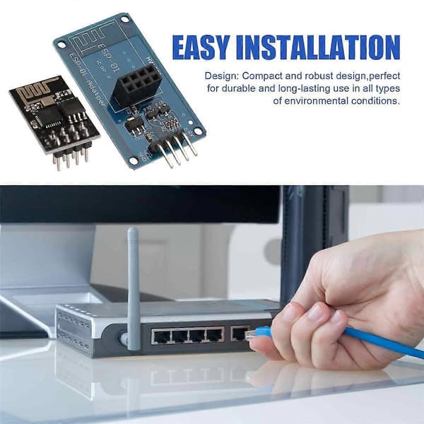 ESP8266 ESP-01 WiFi Langaton Adapteri Moduuli 3.3V 5V Esp01 Breakout PCB Adapters