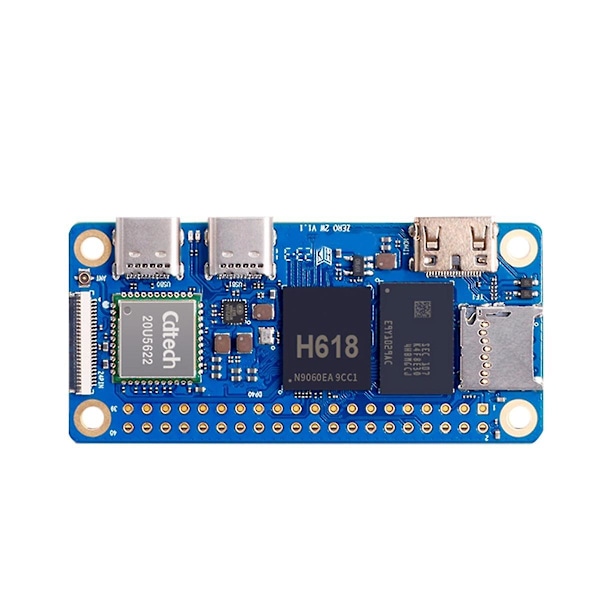 For Zero 2W 1GB RAM DDR4 Mini PC Allwinner H618 Zero 2W WiFi Bluetooth Single Board Computer