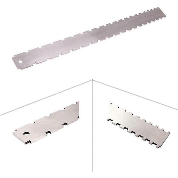Distanslinjal Set för Gitarr Mätlinjal Metall Elektrisk Gitarr Linjal Rostfritt Stål Gitarrhals R