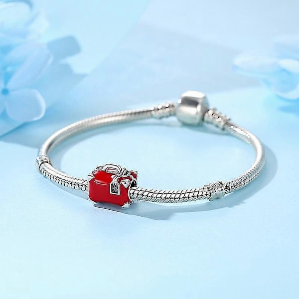 925 Sterlinghopea Charms Helmet Kameran Matkalaukku Auto Lentokone Ruusukulta Charm Sopii Pandora Rannekorut Diy Korut Naiset 13