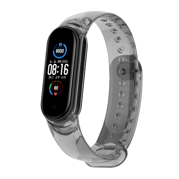 Udskiftningsremme Kompatible til Xiaomi Band 7 Bløde TPU Armbånd Justerbar Håndledsrem til Kvinder Mænd