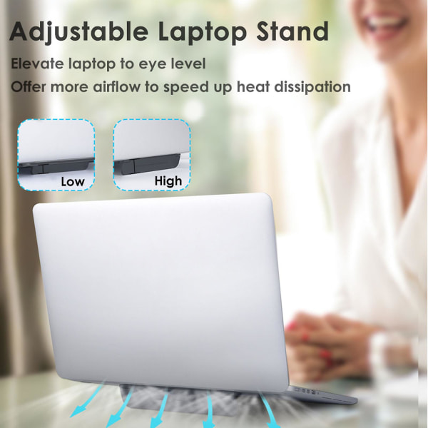 Lat Lazy Invisible Notebook Tablets Brakett Justerbar Laptop Stativ Holder Stativ