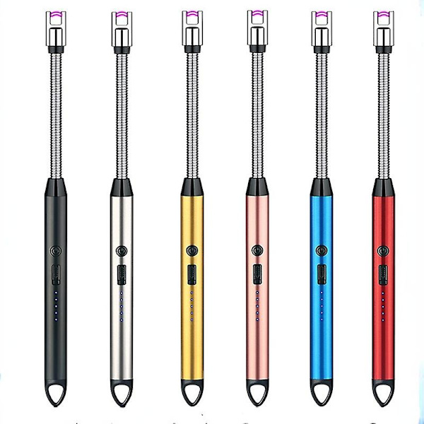 360° Utomhusköks Tändare USB Laddningsbar Bärbar Elektronisk Tändare Säkerhetslås Miljövänlig För Ljus Gasspisar 265mm