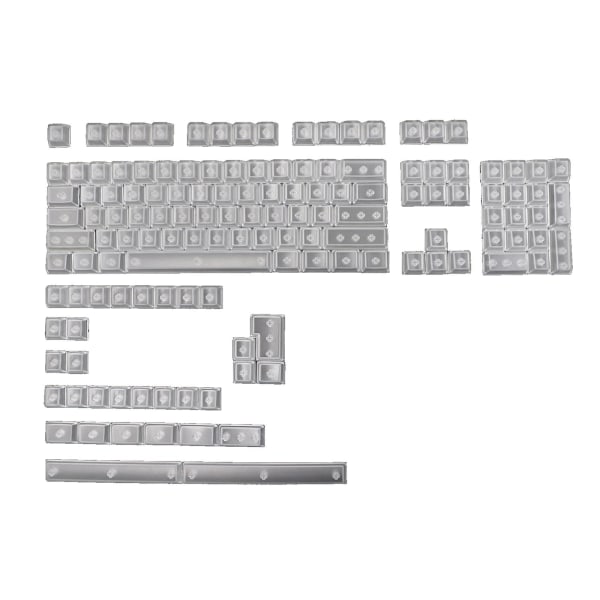 Transparent Abs Mechanical Keyboard Keys Matte Backlit For Key Cap For Cherry Sw