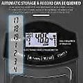 Grip Strength Tester, 396lbs/180kg Digital Hånddynamometer Grip Strength Meter USB LCD Skjerm Hånd svart