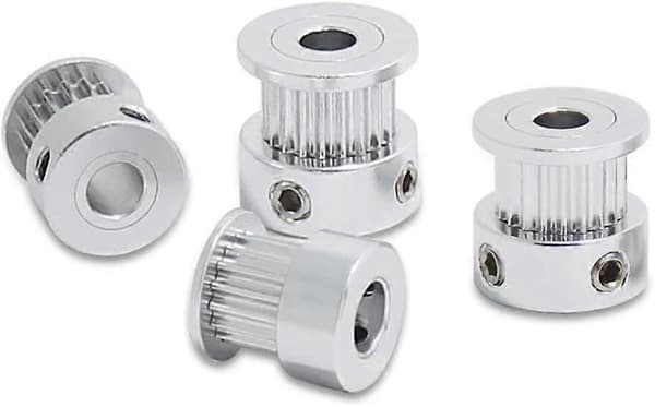 PCS 2GT 20 Tänder 5mm Timing Pulley Hjul för 3D-skrivare