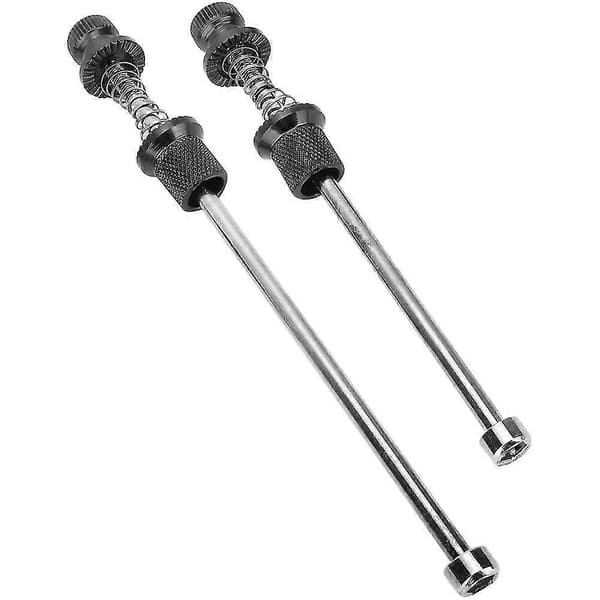Snabbkopplingar för landsvägscykel i aluminiumlegering med låssäkerhet (Svart)