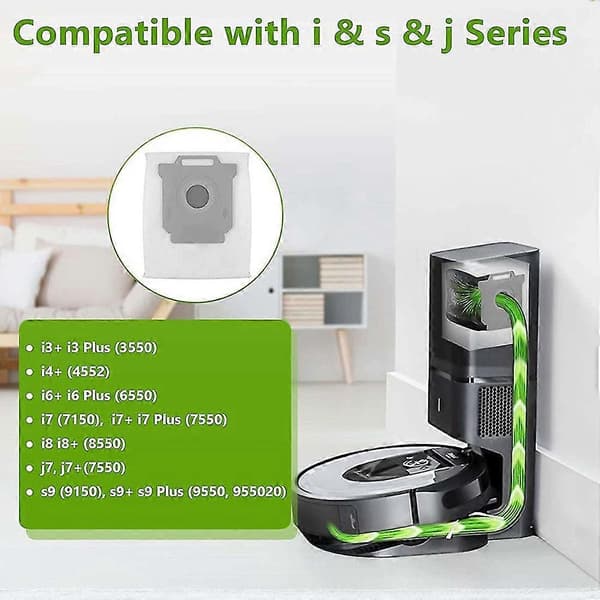 10-pak Vakuumposer Kompatibel Erstatning Til Irobot Roomba I3,i4,i6