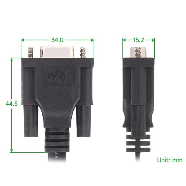 RS232 til RJ45 Konsol Fejlfinding Kabel RS232 DB9 Hun til RJ45 Multifunktionel Praktisk Fejlfinding