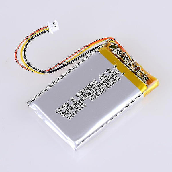 3.7v 1800mah litiumpolymeer lipo oplaadbare batterij met jst 1.25mm 3pin connector voor mp3 dvd pad camera gps laptop 803450