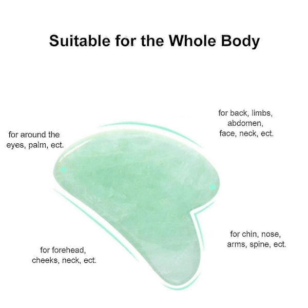 Gua Sha Skrabnings Massageværktøj Naturligt Materiale Guasha Board Gua Sha Ansigts- og Kropsværktøj Til Spa Akupunktur Terapi Triggerpunkt Behandling