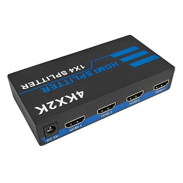 -compatible Splitter 4kx2k Video Switcher Adapter One In And Four Out Eu Plug