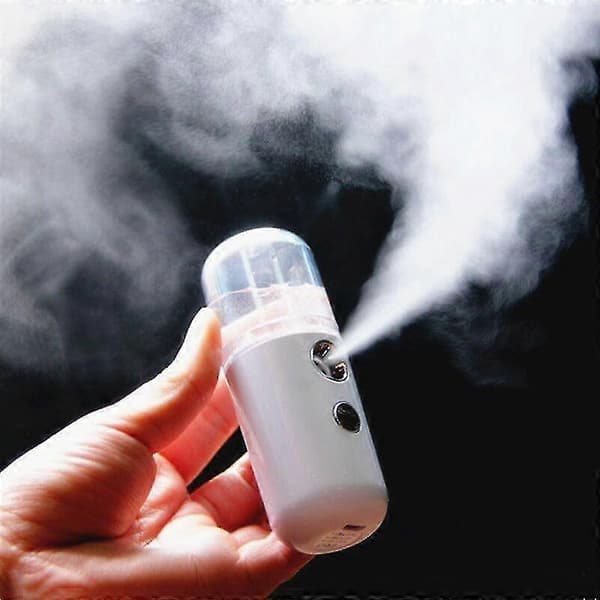 USB Oppladbar Nano Mist Luftfukter Sprøyte, Ansiktsforstøver og Steamer