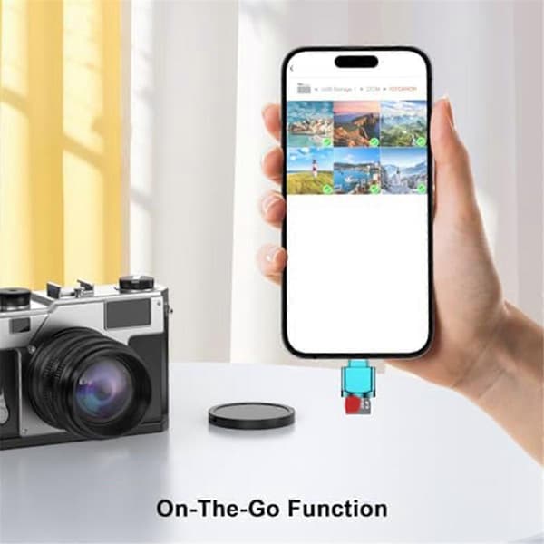 Micro-SD-kortinlukija-adapteri, USB Type C - Micro-SD/TF-kortinlukija Micro-SD-korttiadapteri Type-