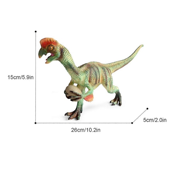 Guttegave Dinosaurmodell Solid Håndmalt Minnefigur