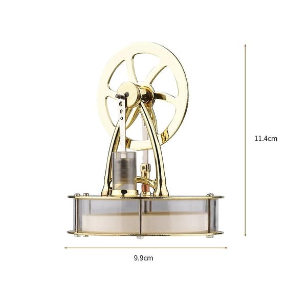 Lavtemperatur Stirlingmotor Samlet Elgenerator Varmeeksperiment Fysisk Generator