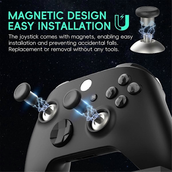 8 Pak Analog Joysticks til Elite/ S/ / Håndtag Udskiftning Controller Komponentsæt N