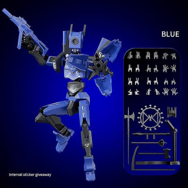 Mech T13 Actionfigur Titan 13 Actionfigur Dummy Lucky 13 Actionfigur 3D-printad Multi-ledad Rörlig Nova Actionfigur