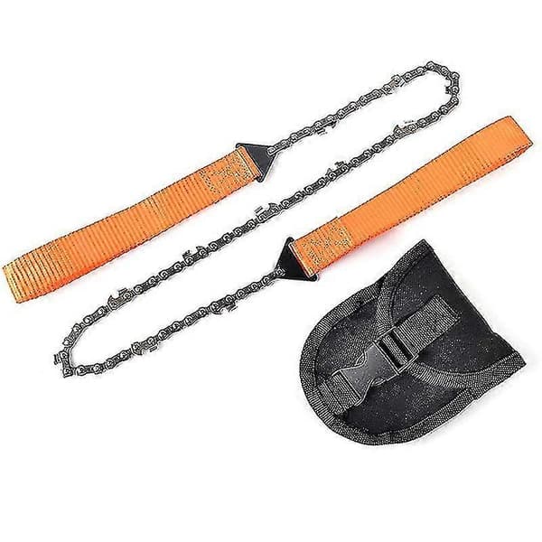 Udendørs Camping Hånd Lynlås Sav Bærbart Overlevelsesværktøj Håndtrimning Multifunktionel Wire Sav (Orange)