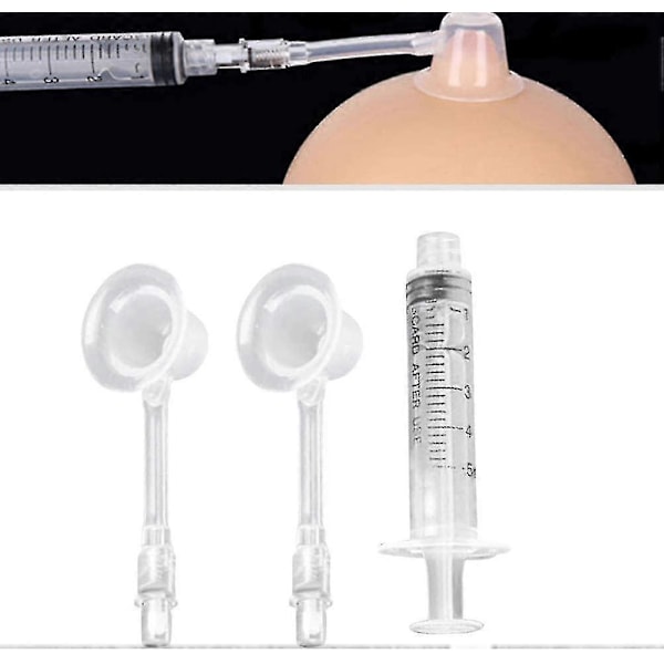 2 stk. brystvortekorrektor aspirator amming suging for flate inverterte brystvorter
