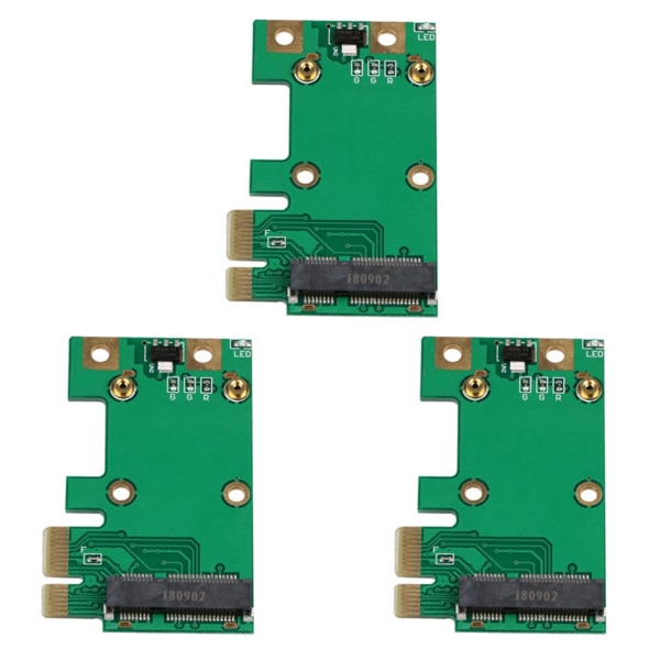 3x Pcie Til Mini Pcie Adapterkort, Effektivt, Letvægts Og Bærbar Mini Pcie Til Usb3.0 Adapter