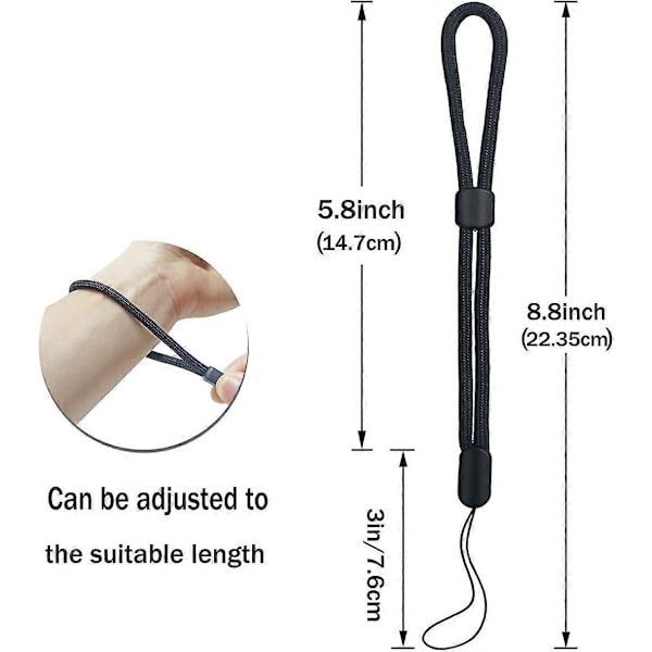 5 STK Håndledsrem, 22,3 cm Håndledsrem, Justerbar Nylon Håndledsrem