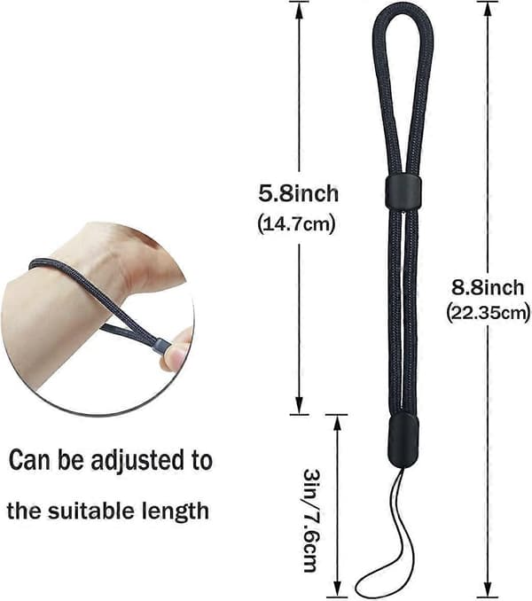 5 STK Handledsrem, 22,3 cm Handledsrem, Justerbar Nylonrem