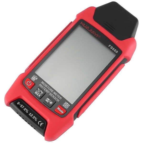 FS660 Digital Træfugtighedsmåler, LCD Display Træfugtighedstester, Hygrometer Træ Fugtighed Detektor