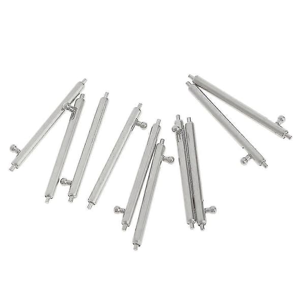 7x10 Delar Snabbfäste Fjäderstång Cylindrisk Tryckknapp Klockstift 23mm