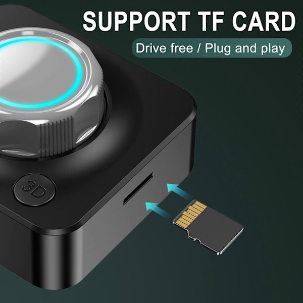 Udsalg Bluetooth 5.0 Audio Rca Receiver Bluetooth 5.0 Transmitter Receiver Trådløs Nfc 3.5Mm Aux Til 2 Rca Audio Adapter