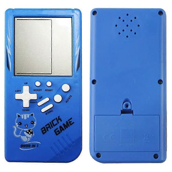 Retro Tetris Spel Fidget Leksaker Barn Pedagogiska Leksaker Blue