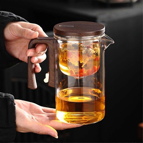 Magnetisk Filtrering Tekande Automatisk Te-separation Lille Talje Design Glas Tekande til Kontor U