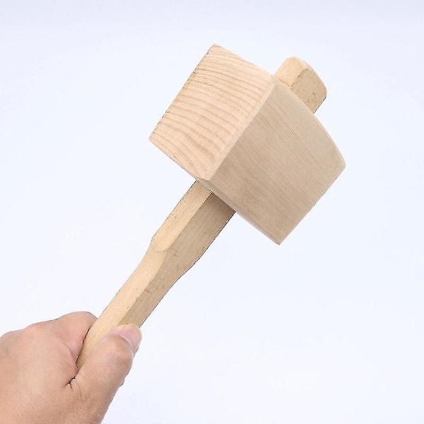 Pakke med professionelle poser og 1 stk. ishammer sæt - 38,9 x 21,8 cm genanvendelige knust isposer i lærred med træhammer til hjemmefest bar køkken Dr