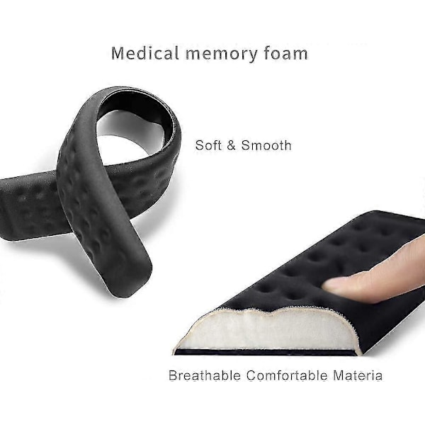 Tangentbords handledsstöd Gaming Memory Foam Handflata Handledsstöd