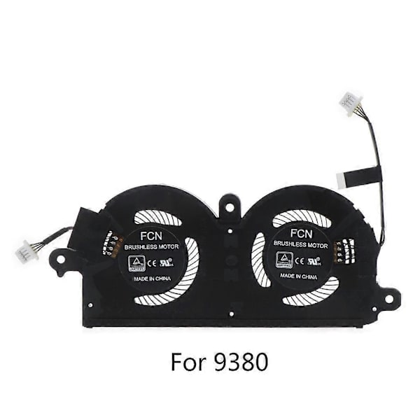 til Dell XPS 13 9370 Laptop CPU Køleventilator 5V 0.40A 4P Notebook CPU Radiator