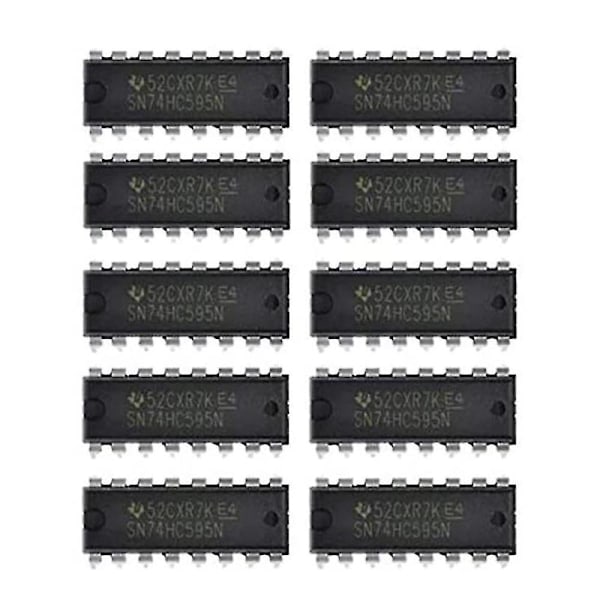 10pcs Ic 74hc595 74hc595n Sn74hc595n Dip-16 Logic-shift Register