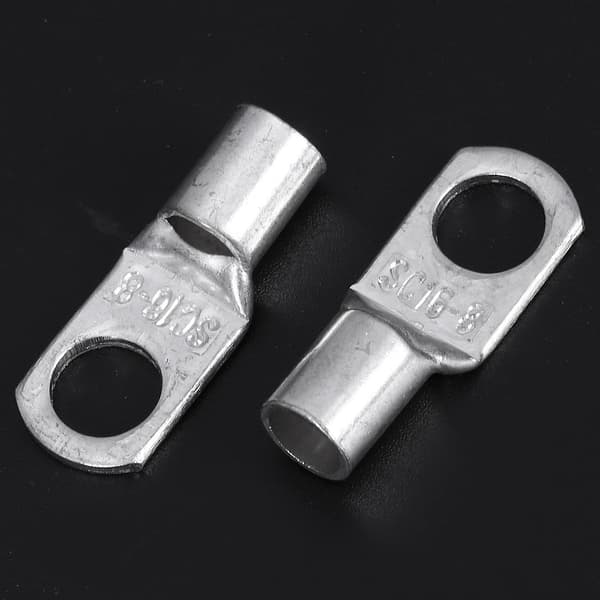 30 st Koppar Rör 16mm X 8mm Lugg Batteri Startkabel Svetsning Krympsko Terminal Ring