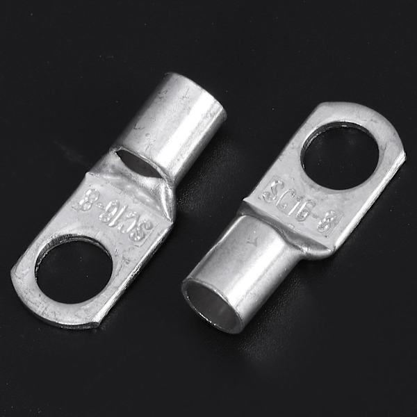 30 stk Kobberrør 16mm X 8mm Lug Batteristarterkabel Svejsning Krympe Terminal Ring