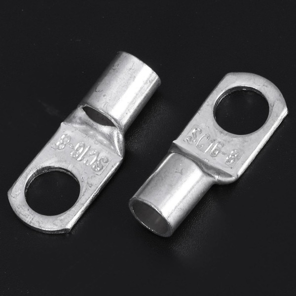 30 stk Kobberrør 16mm X 8mm Lug Batteristartkabel Sveising Klemmeklemme Ring